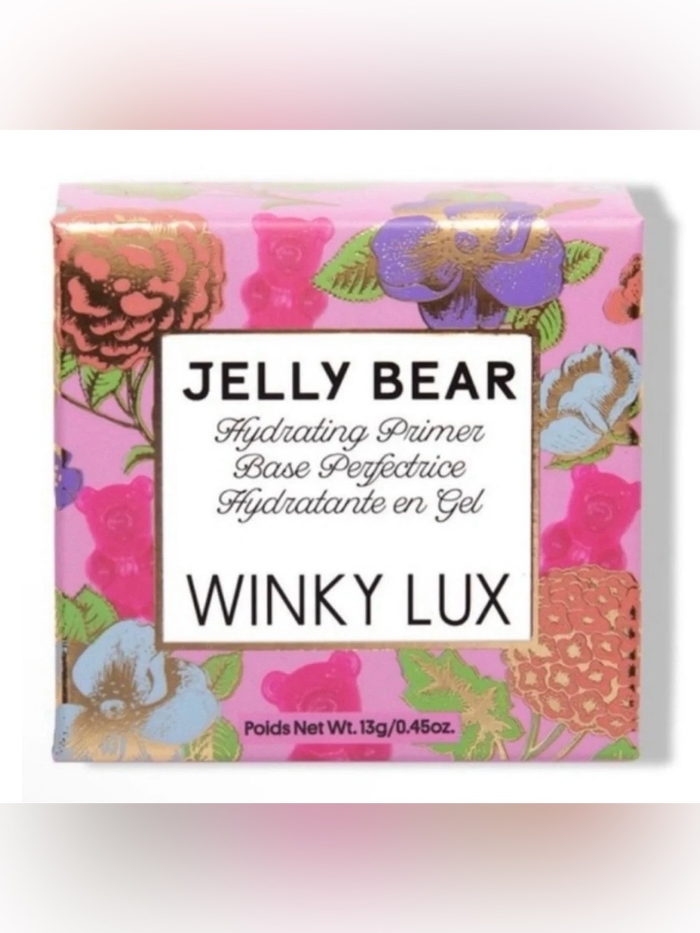 NIP WINKY LUX Jelly Bear Hydrating Gel/ Primer - Pink .45 FL OZ
